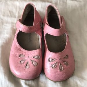 Blue Little Lamb pink Mary Janes Size 9